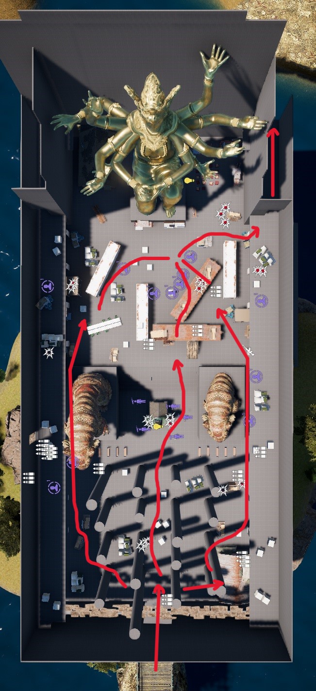 Edificio principal - Assault - Lineas